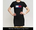Women TM Black Long T-shirt